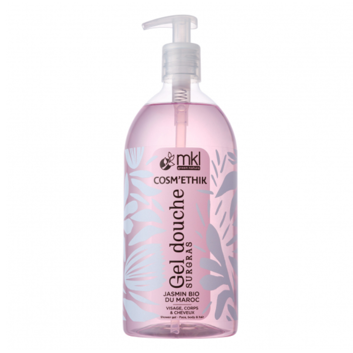 MKL COSMETHIK GEL DOUCHE SURGRAS JASMIN BIO DU MAROC 1L