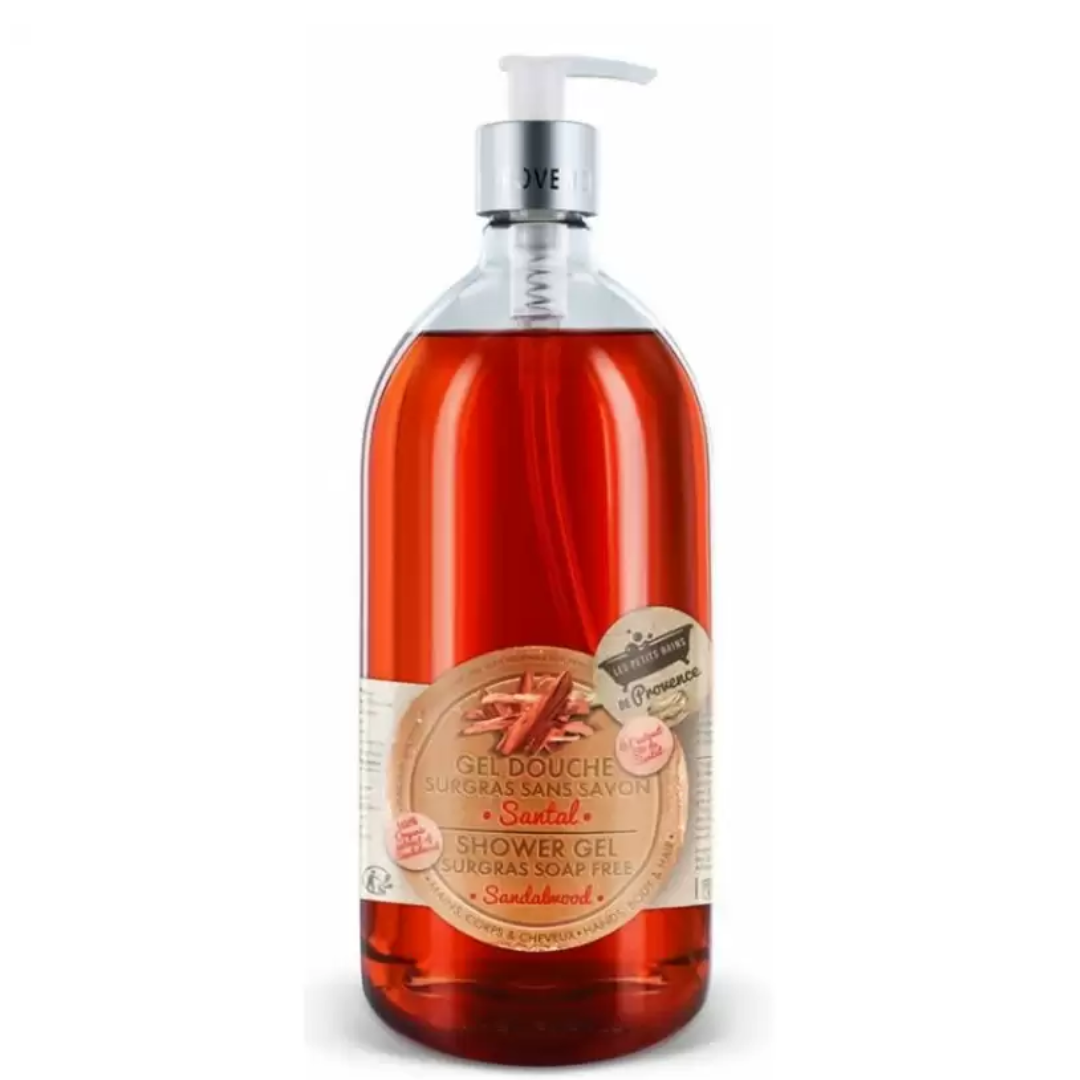 LES PETITS BAINS DE PROVENCE GEL DOUCHE SURGRAS SANTAL 1 L