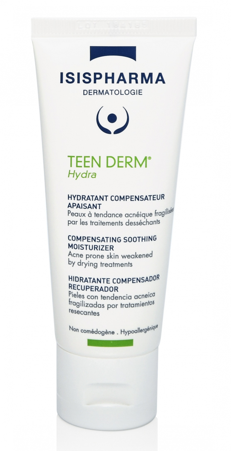 ISISPHARMA TEEN DERM HYDRA HYDRATANT COMPENSATEUR APAISANT 40 ML