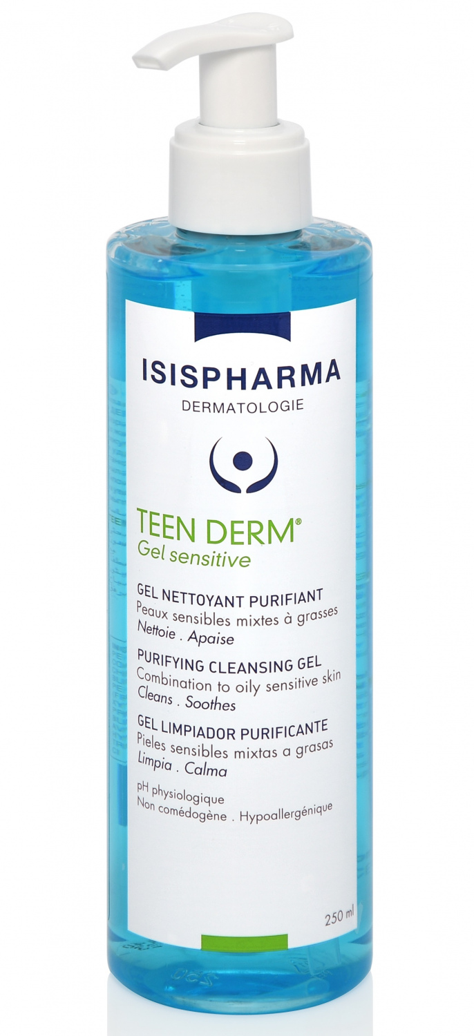ISISPHARMA TEEN DERM GEL SENSITIVE 250 ML