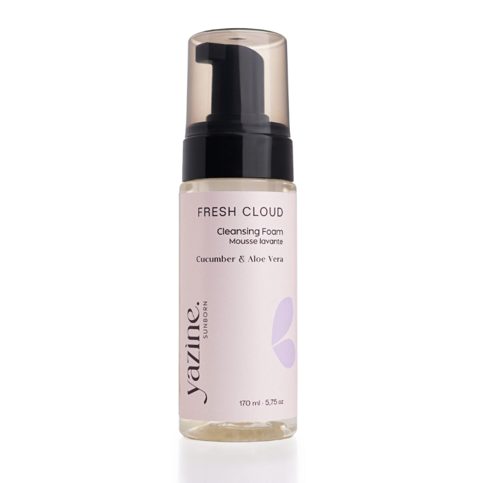 YAZINE SUNBORN FRESH CLOUD MOUSSE LAVANTE CONCOMBRE ET ALOE VERA 170 ML
