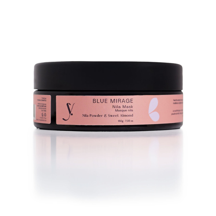 YAZINE BLUE MIRAGE MASQUE POUDRE DE NILA ET AMANDE DOUCE 150 G