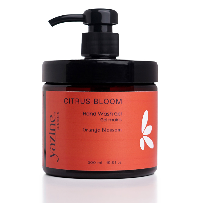 YAZINE SUNBORN CITRUS BLOOM GEL MAINS FLEUR D ORANGER 500 ML