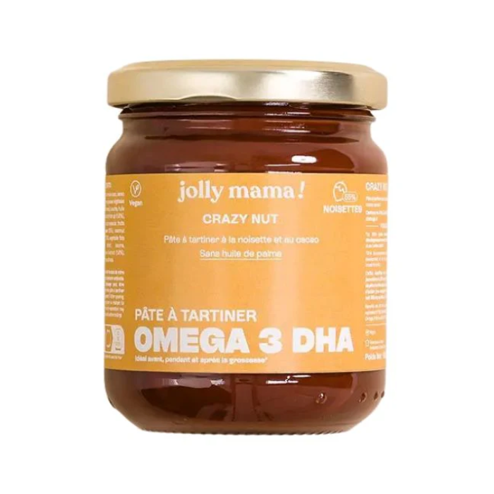 JOLLY MAMA CRAZY NUT PATE A TARTINER PRE ET POST NATAL 220 G
