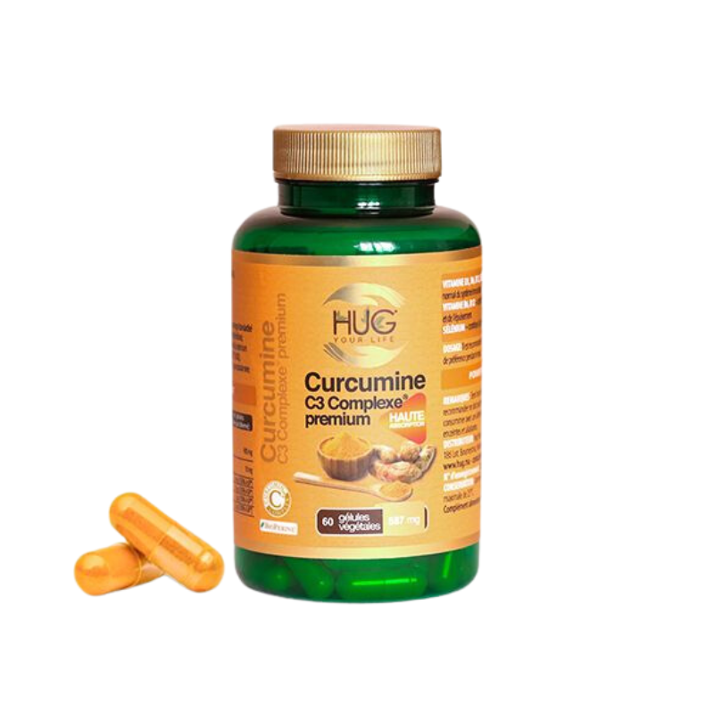 HUG CURCUMIN C3 COMPLEX PREMIUM 587 MG 60 CAPSULES