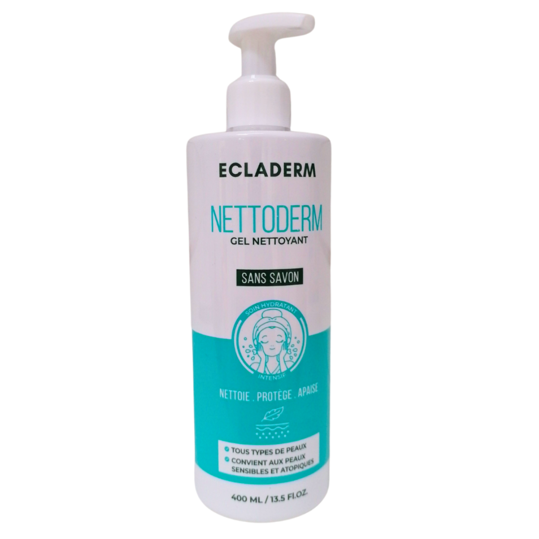 ECLADERM NETTODERM GEL NETTOYANT 400 ML