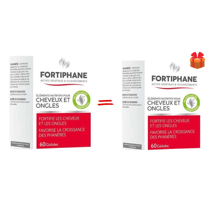 FORTIPHANE OFFRE CHEVEUX ET ONGLES 60 GELULES + 2 EME OFFERT