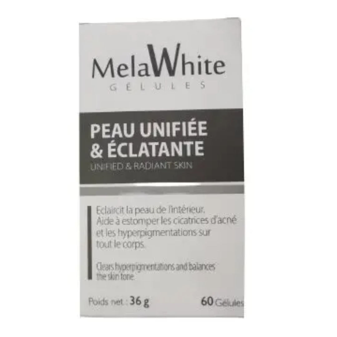 MELAWHITE PEAU UNIFIEE ET ECLATANTE 60 GELULES