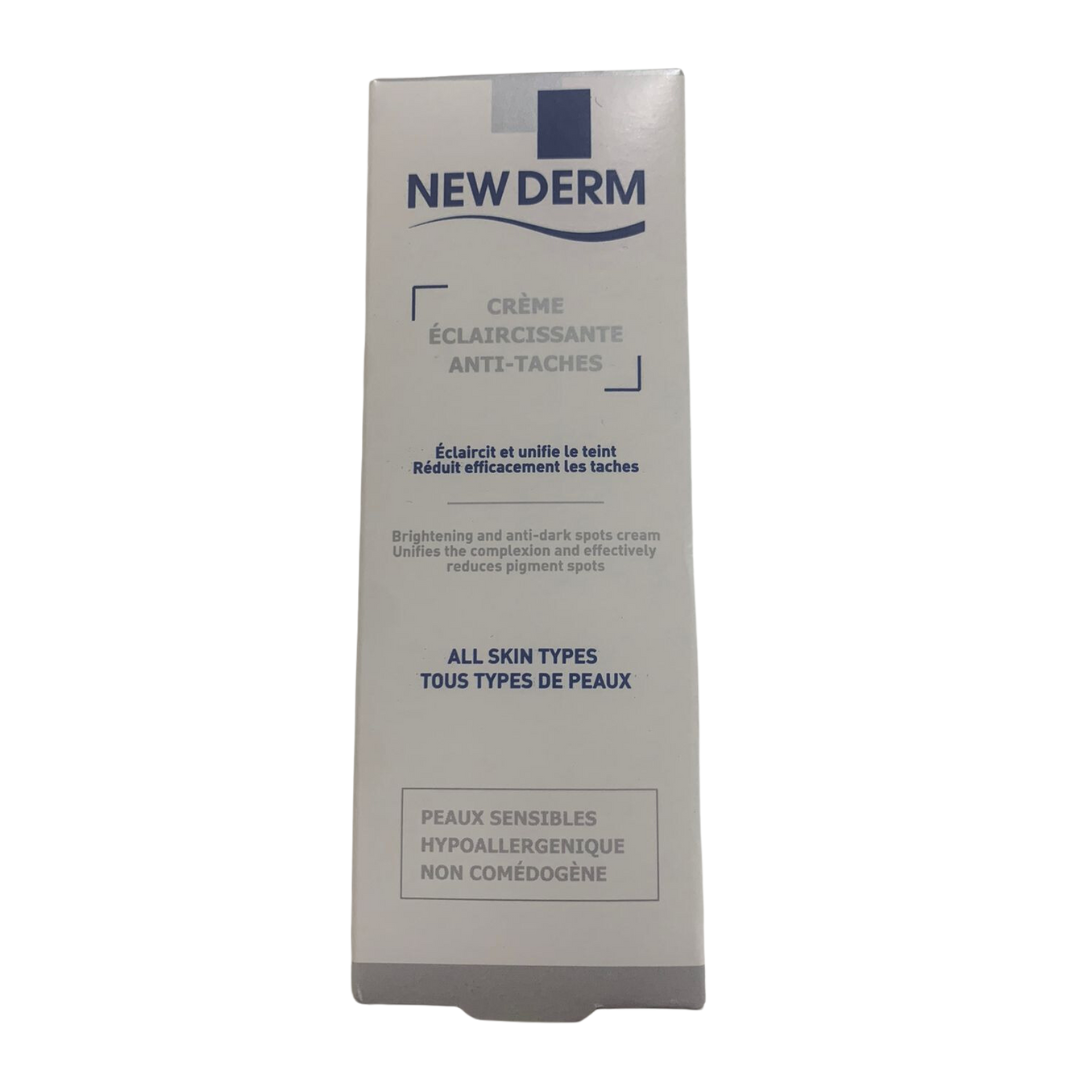 NEW DERM CREME ECLAIRCISSANTE ANTI TACHE 50 ML