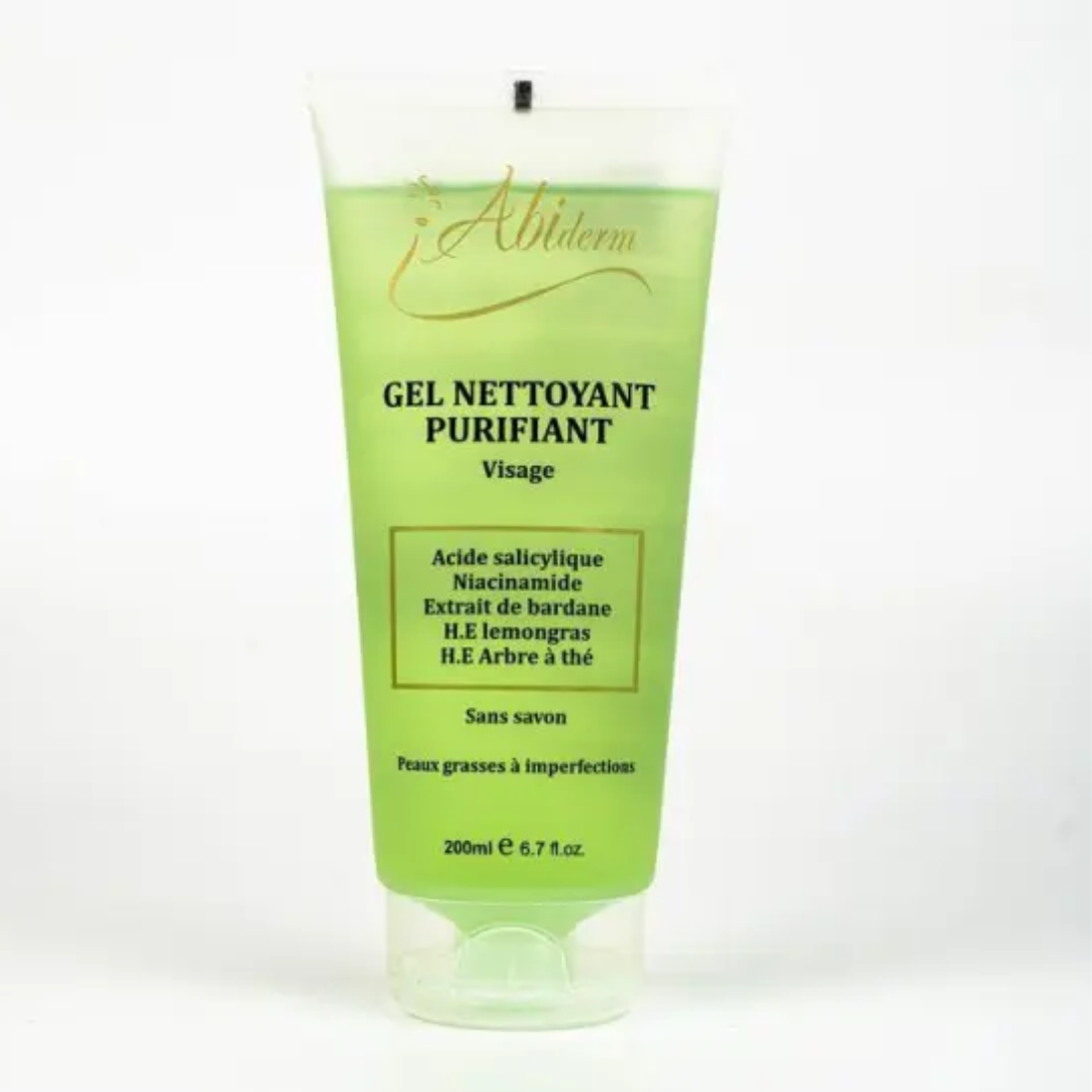 ABIDERM GEL NETTOYANT PURIFIANT VISAGE 200 ML