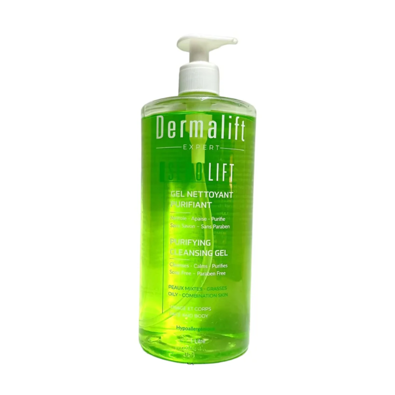 DERMALIFT SEBOLIFT GEL NETTOYANT PURIFIANT VISAGE ET CORPS 1 L