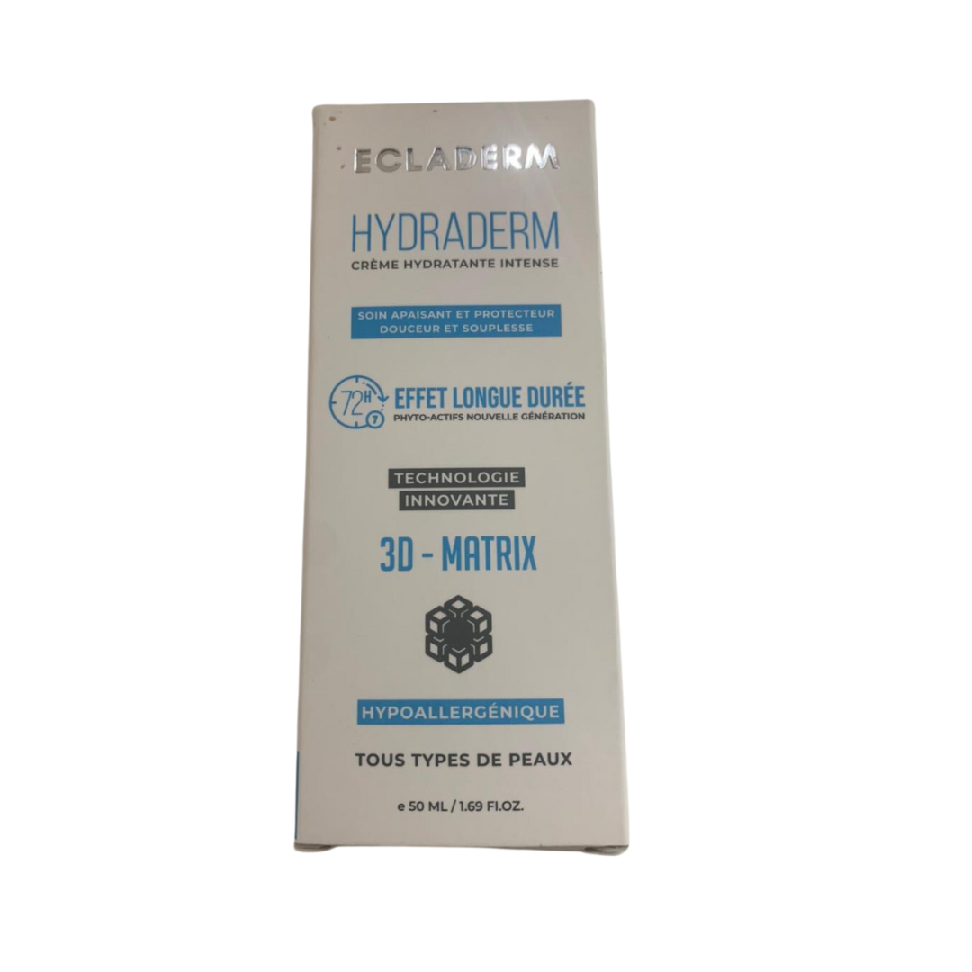 ECLADERM HYDRADERM CREME HYDRATANTE INTENSE 72H 50 ML