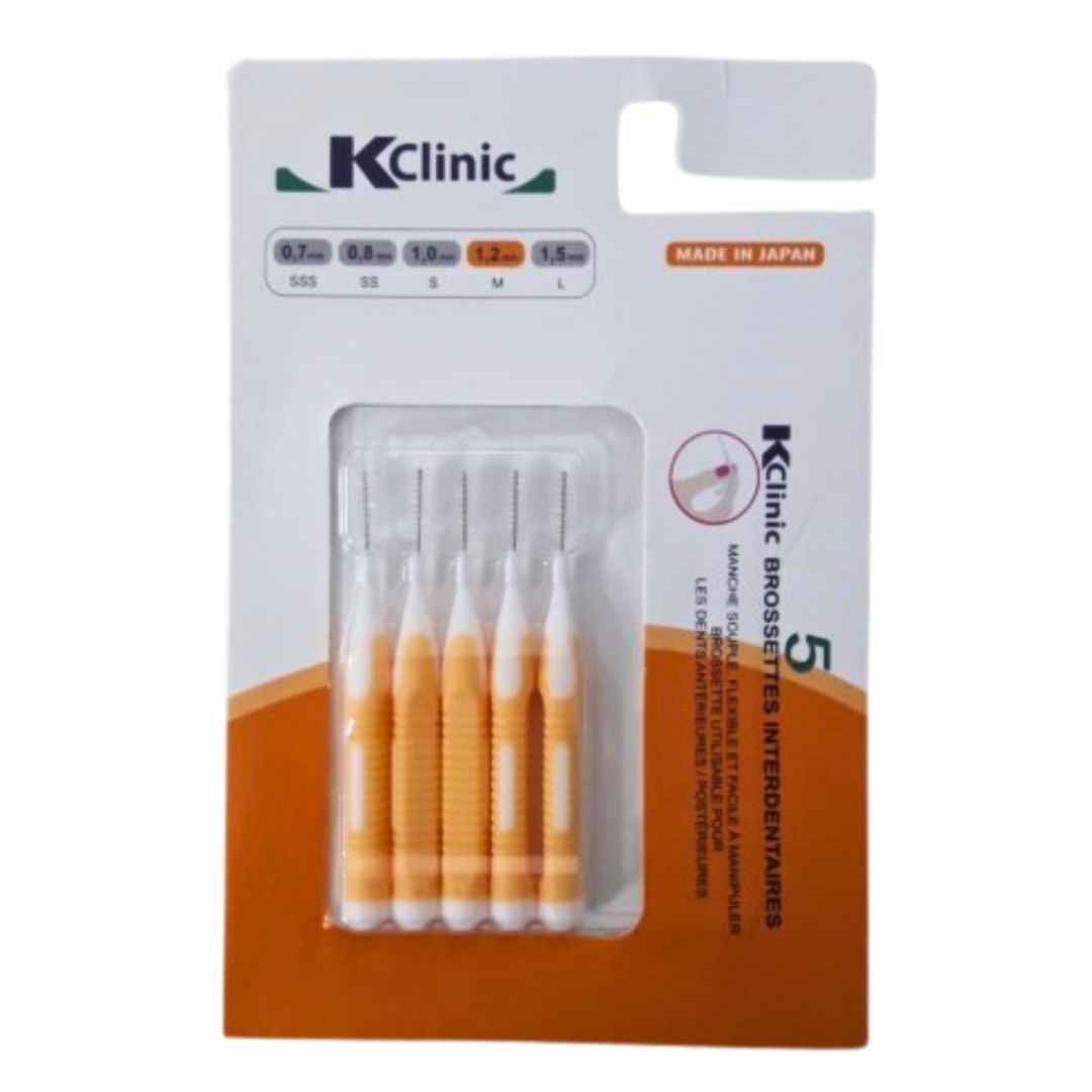 KIN KCLINIC BROSSETTES INTERDENTAIRES ORANGE 1.2 MM 5 UNITES