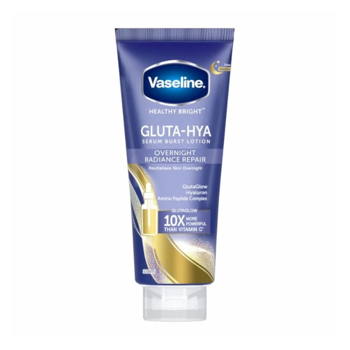 VASELINE GLUTA HYA SERUM BURST LOTION OVERNIGHT RADIANCE REPAIR 330ML