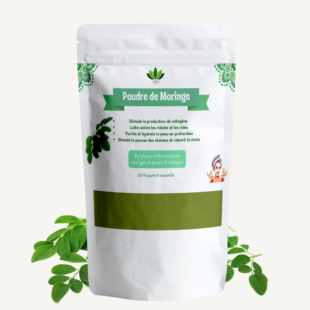 LOTUS BIO POUDRE DE MORINGA 100 G