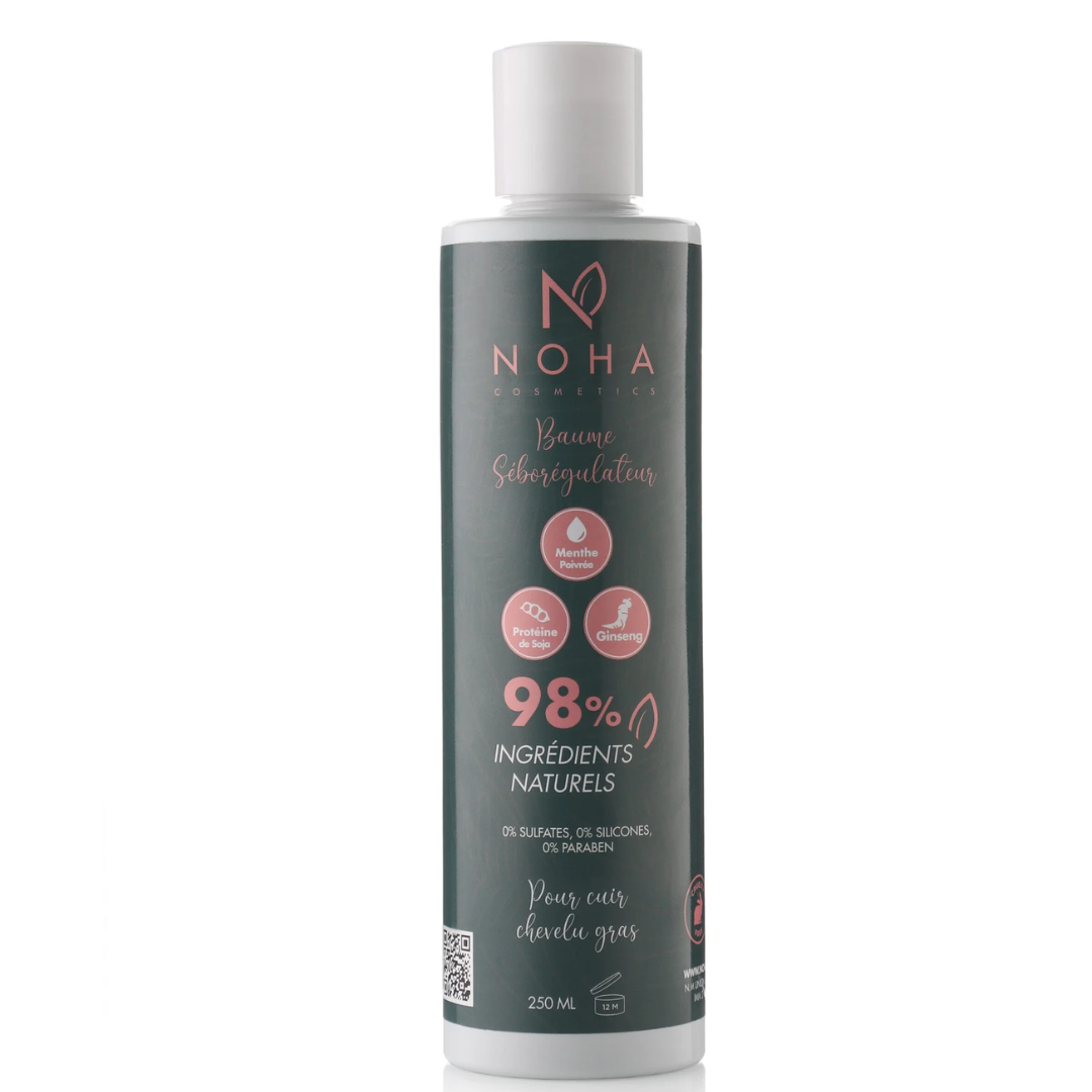 NOHA COSMETICS BAUME SEBOREGULATEUR POUR CUIR CHEVELU GRAS 250 ML
