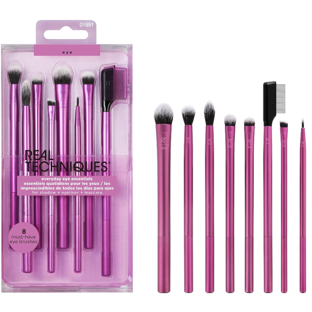 REAL TECHNIQUES KIT DE BROSSE ESSENTIELS POUR LES YEUX