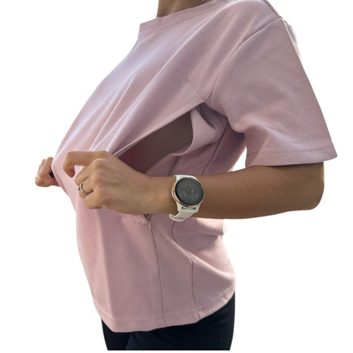 BAMBIDOU T SHIRT D'ALLAITEMENT ROSE
