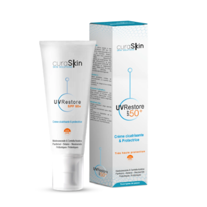 CURASKIN UVRESTORE SPF50+ CREME CICATRISANTE ET PROTECTRICE 50ML