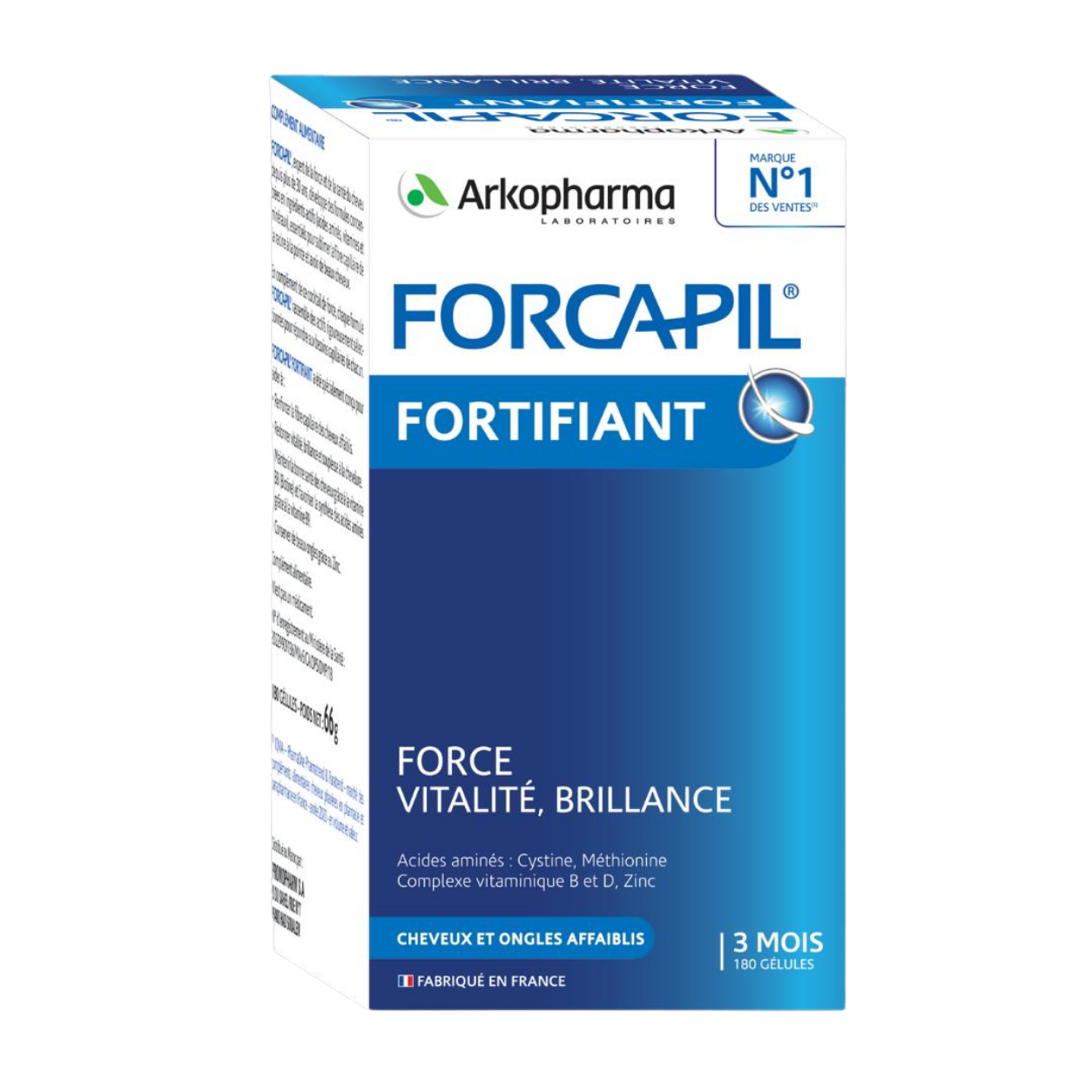 FORCAPIL CHEVEUX ET ONGLES 180 GELULES
