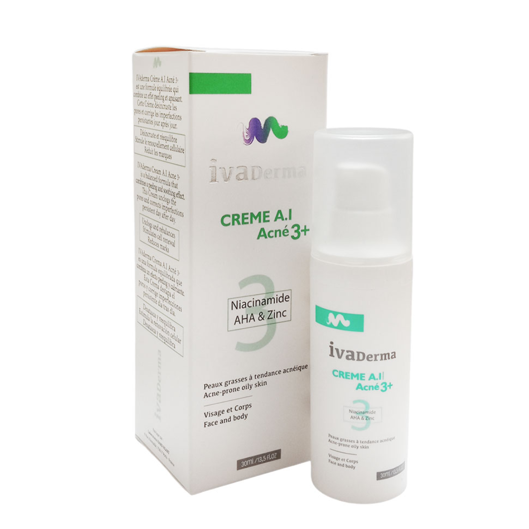 IVADERMA CREME A I ACNE 3+ 30 ML
