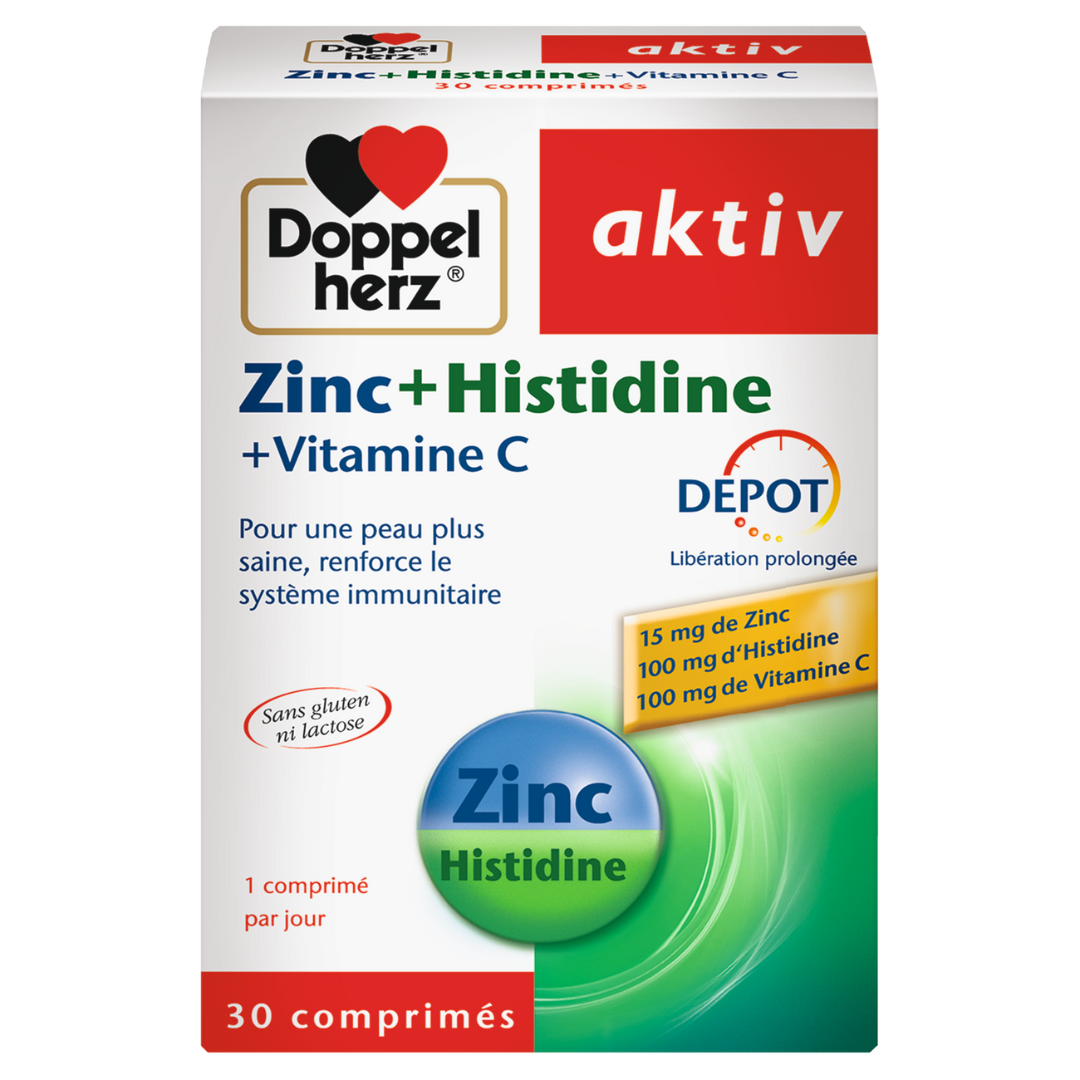 DOPPELHERZ ZINC + HISTIDINE + VITAMINE C