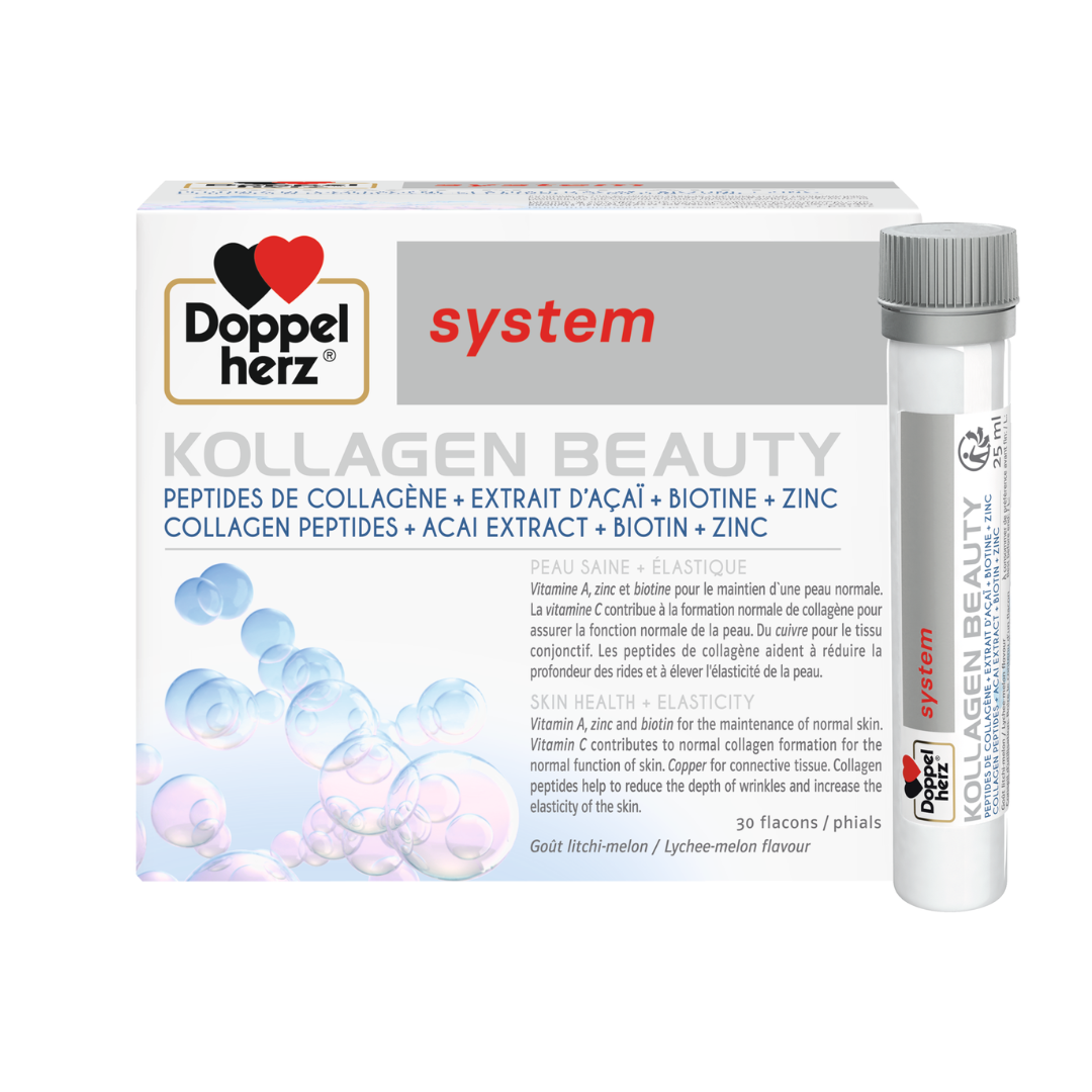 DOPPELHERZ KOLLAGEN BEAUTY 30 FLACONS