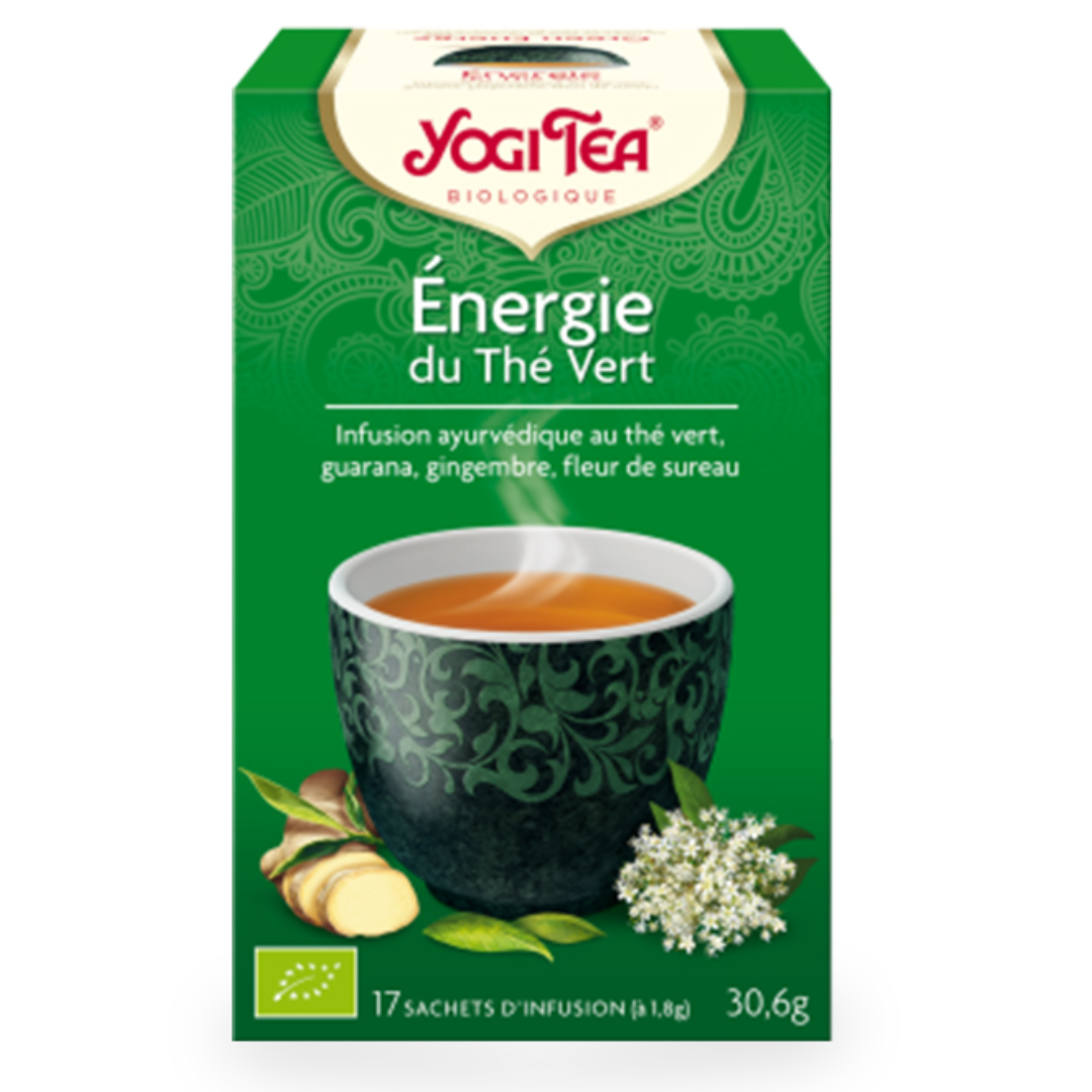 YOGI TEA ENERGIE DU THE VERT 17 SACHETS