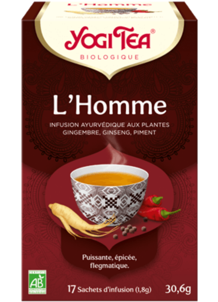 YOGI TEA L HOMME 17 SACHETS