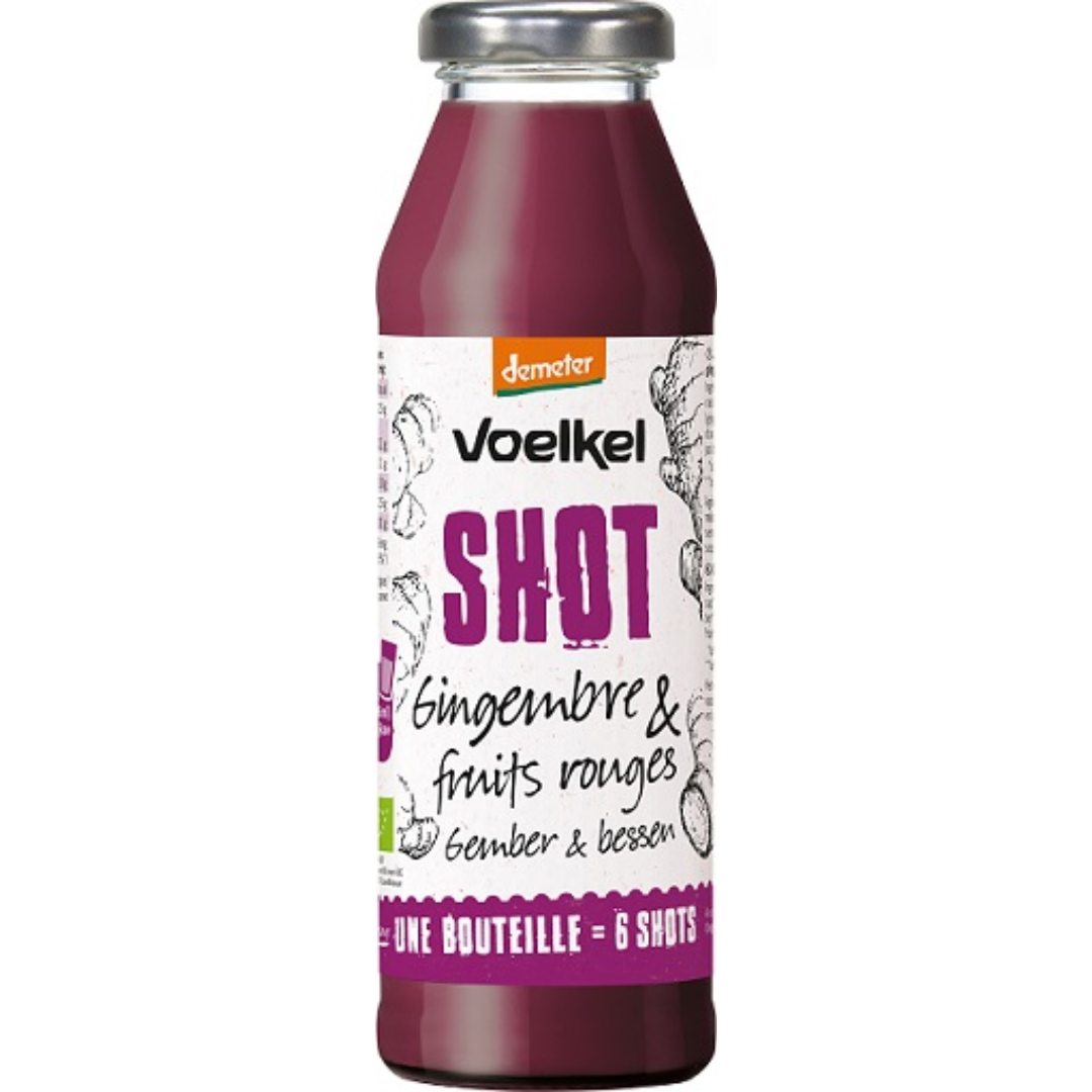 VOELKEL SHOT GINGEMBRE ET FRUITS ROUGES 280ML