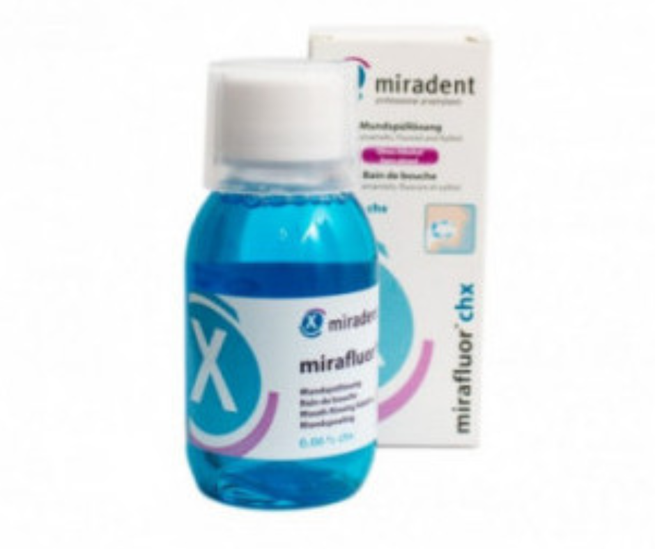 MIRADENT MIRAFLUOR CHX BAIN DE BOUCHE 100 ML