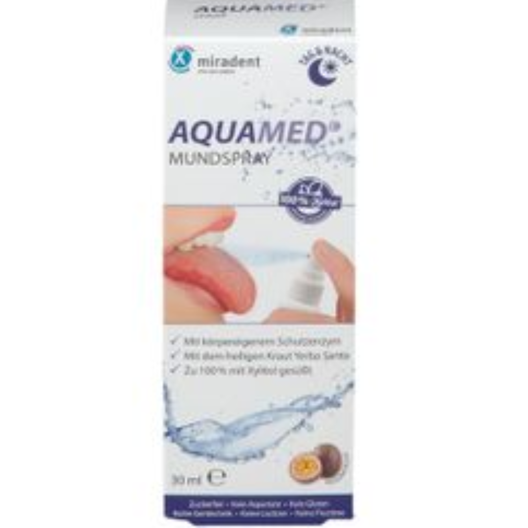 MIRADENT Aquamed Mundspray : Spray buccal pour la production de salive (30 ml)