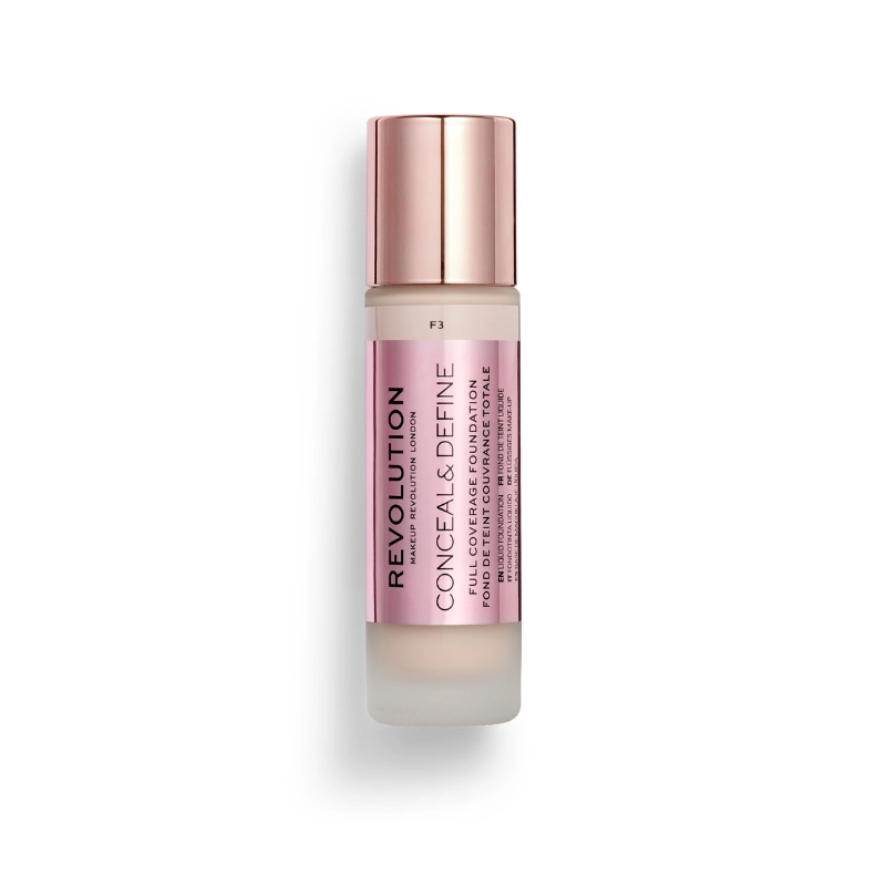MAKEUP REVOLUTION CONCEAL AND DEFINE FOND DE TEINT LIQUIDE