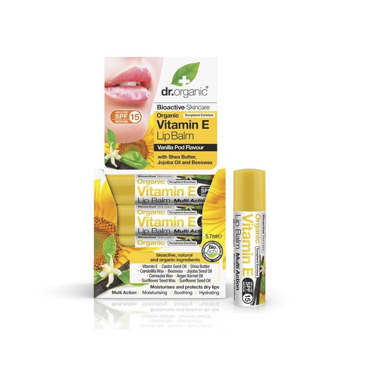 DR ORGANIC BAUME LEVRES VITAMINE E 5.7 ML