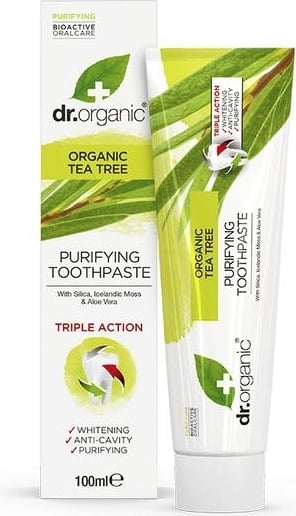DR ORGANIC DENTIFRICE AU TEA TREE 100 ML