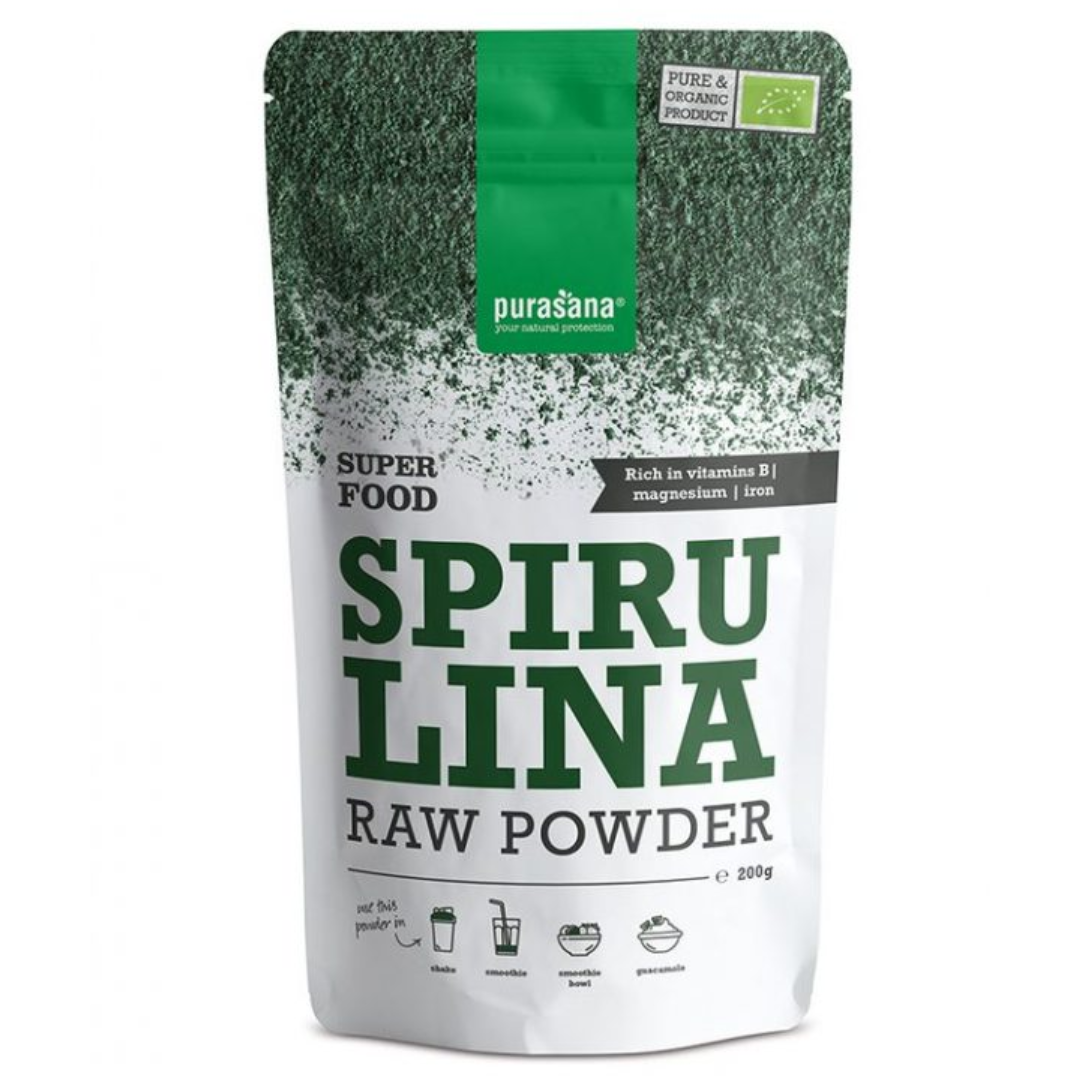 PURASANA SPIRULINA RAW POWDER 200G