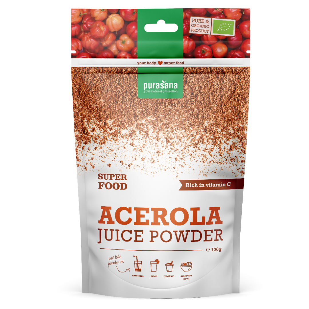 PURASANA ACEROLA JUICE POWDER 100G