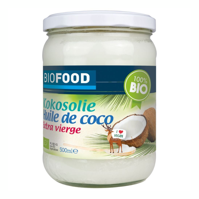 BIOFOOD HUILE DE COCO EXTRA VIERGE 500 ML