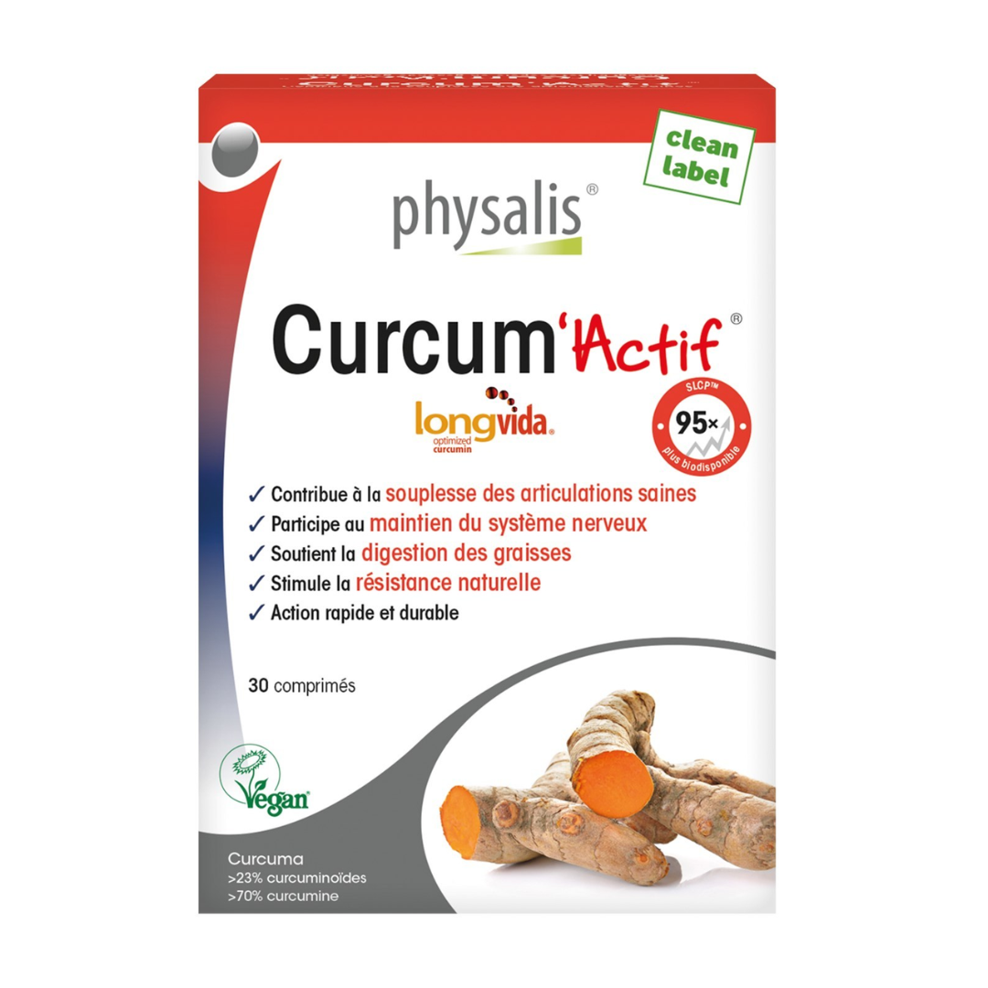 PHYSALIS CURCUM ACTIF 30 COMPRIMES