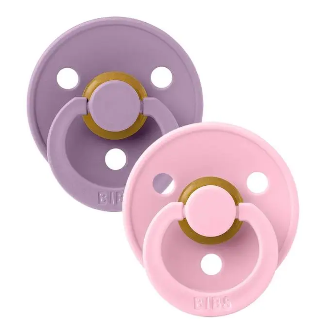 BIBS SET DE 2 SUCETTES LAVENDER 0-6 MOIS