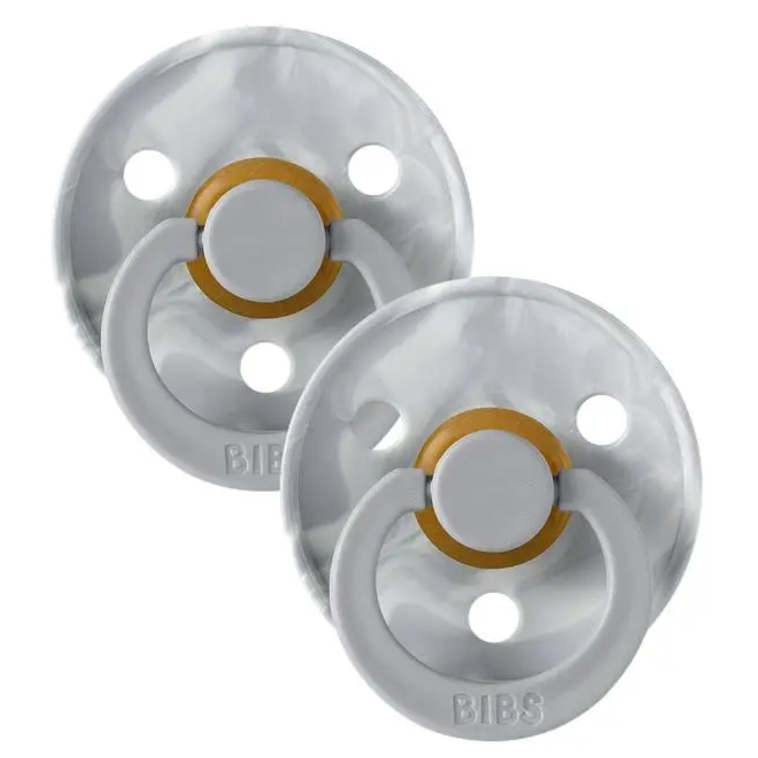 BIBS SET DE 2 SUCETTES CLOUD IVORY 0-6 MOIS SIZE 1