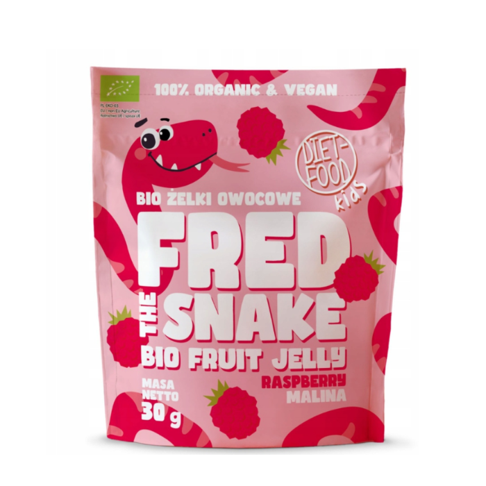 FRED SNAKE THE BIO FRUIT JELLY FRAMBOISE 30G