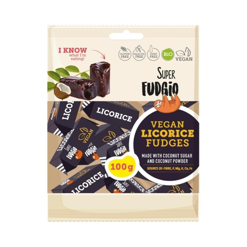 SUPER FUDGIO FONDANT A LA REGLISSE 100 G BIO