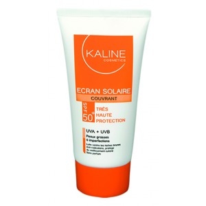 KALINE CREME SOLAIRE COUVRANTE SPF 50+ 50ML PEAUX GRASSE A IMPERFECTION