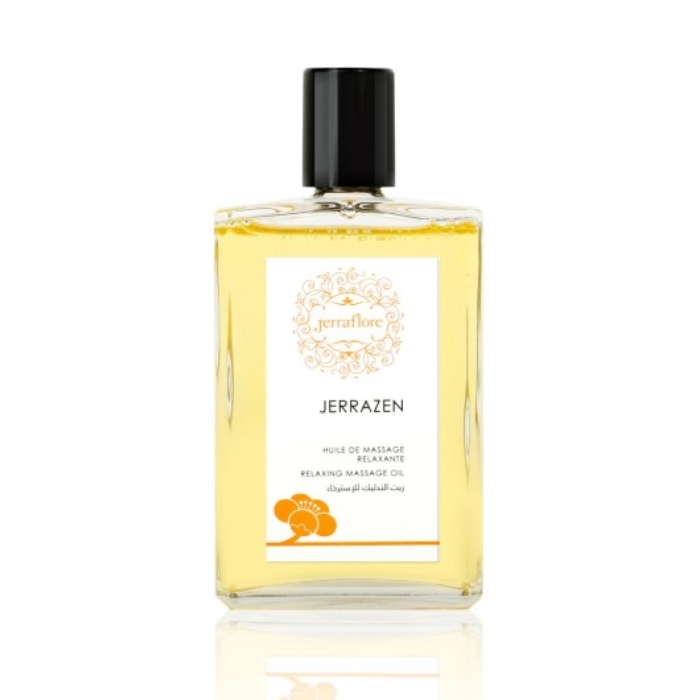 JERRAFLORE JERRAZEN HUILE DE MASSAGE RELAXANTE 100 ML EN VERRE