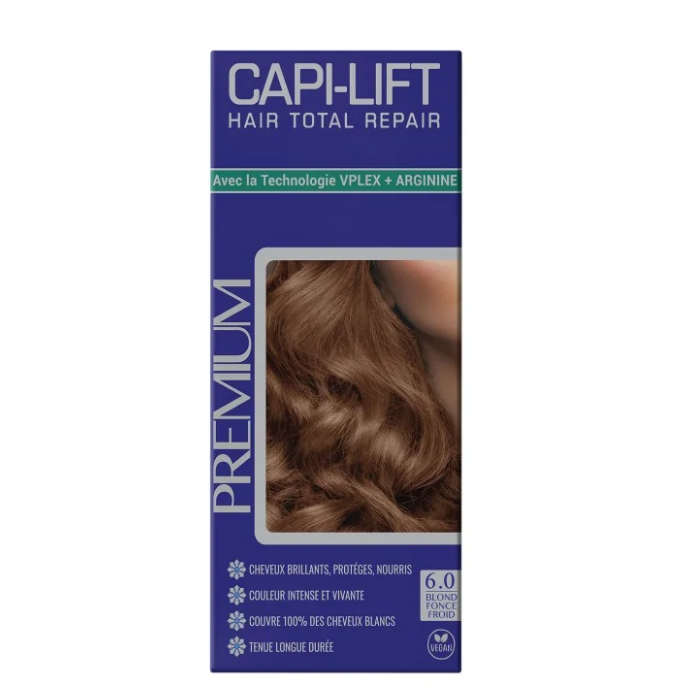 CAPILIFIT PREMIUM COLORATION 6.0 BLOND FONCE FROID