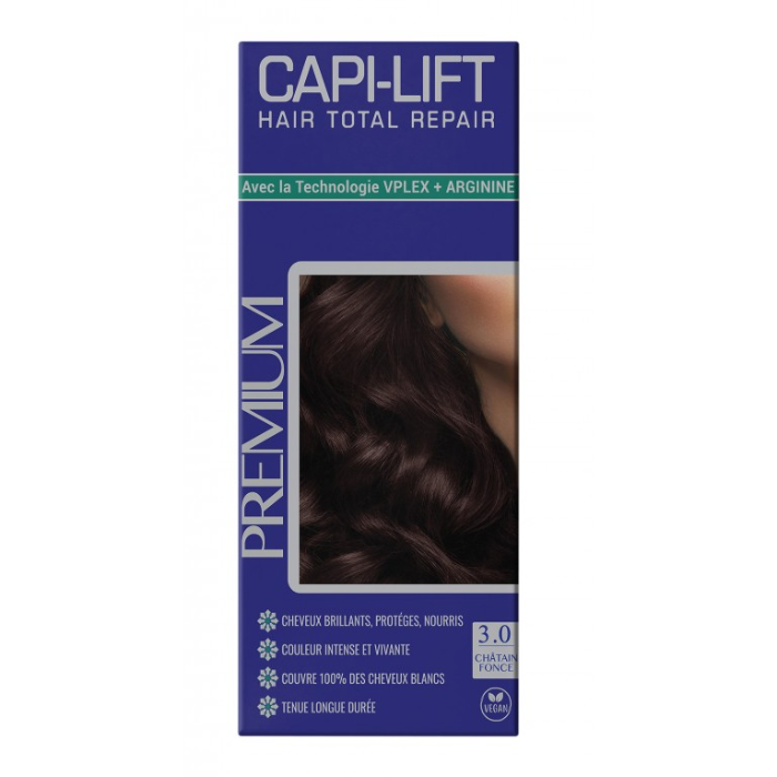 CAPILIFIT PREMIUM COLORATION 3.0 CHATAIN FONCE