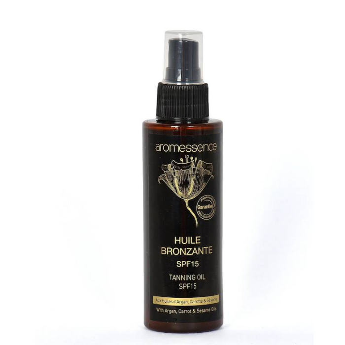 AROMESSENCE HUILE BRONZANTE SPF 15 125ML