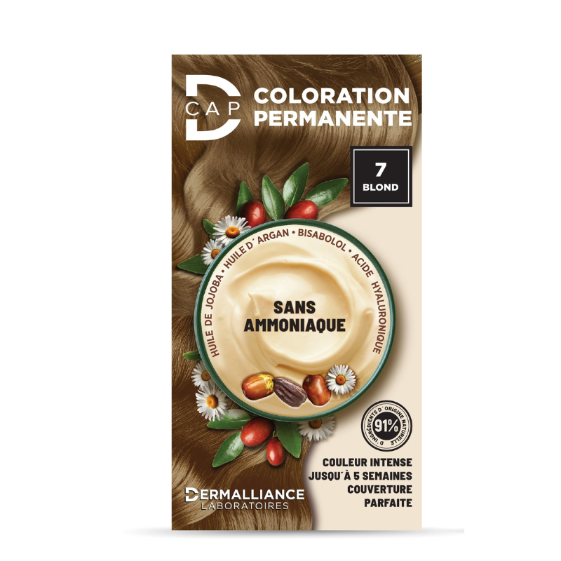 D CAP COLORATION PERMANENTE N 7 BLOND