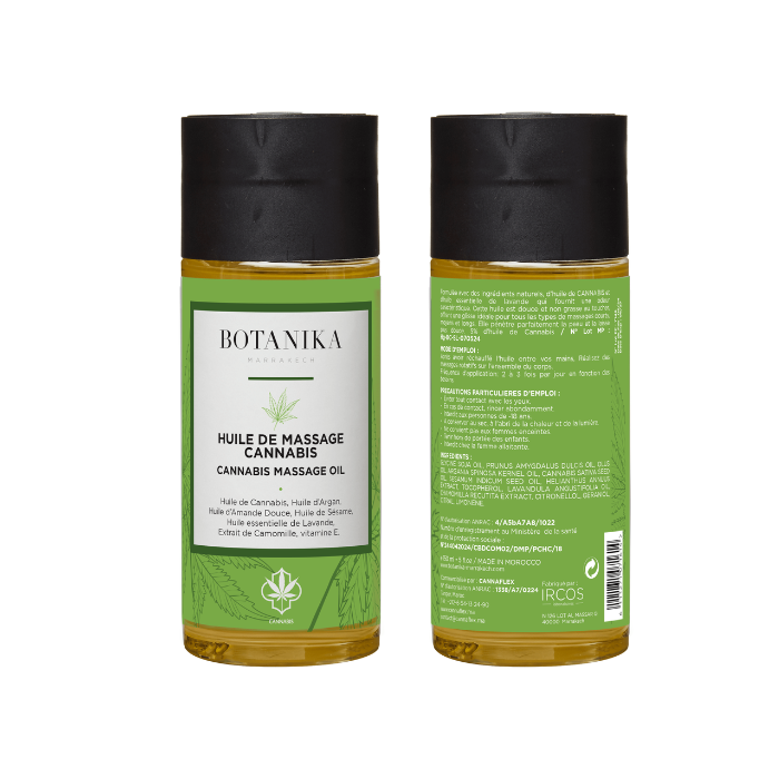 CANNAFLEX SOULAGEMENT HUILE DE MASSAGE CANNABIS 150ML